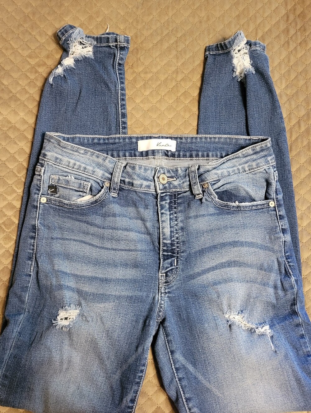 KanCan Jeans 11/29 Kc8320D Mid Rise Distressed
